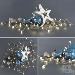 3D model Christmas set 62 (max)