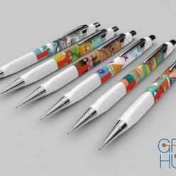 3D model Automatic pencils