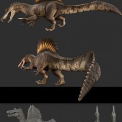 3D model Drac Dinosaur PBR