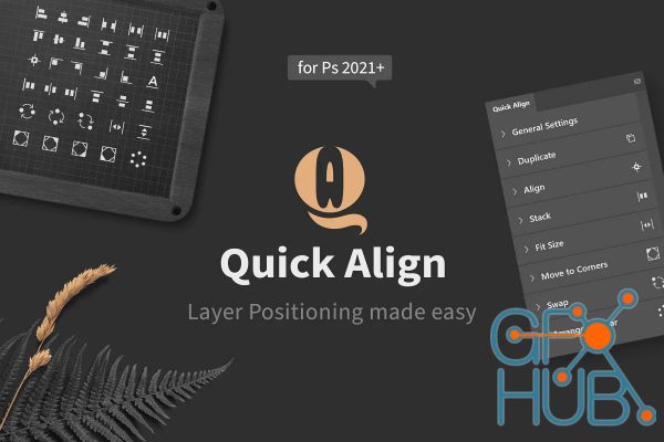 Creative Market – Quick Align – Easy Layer Positioning v1.0.1 for Adobe Photoshop